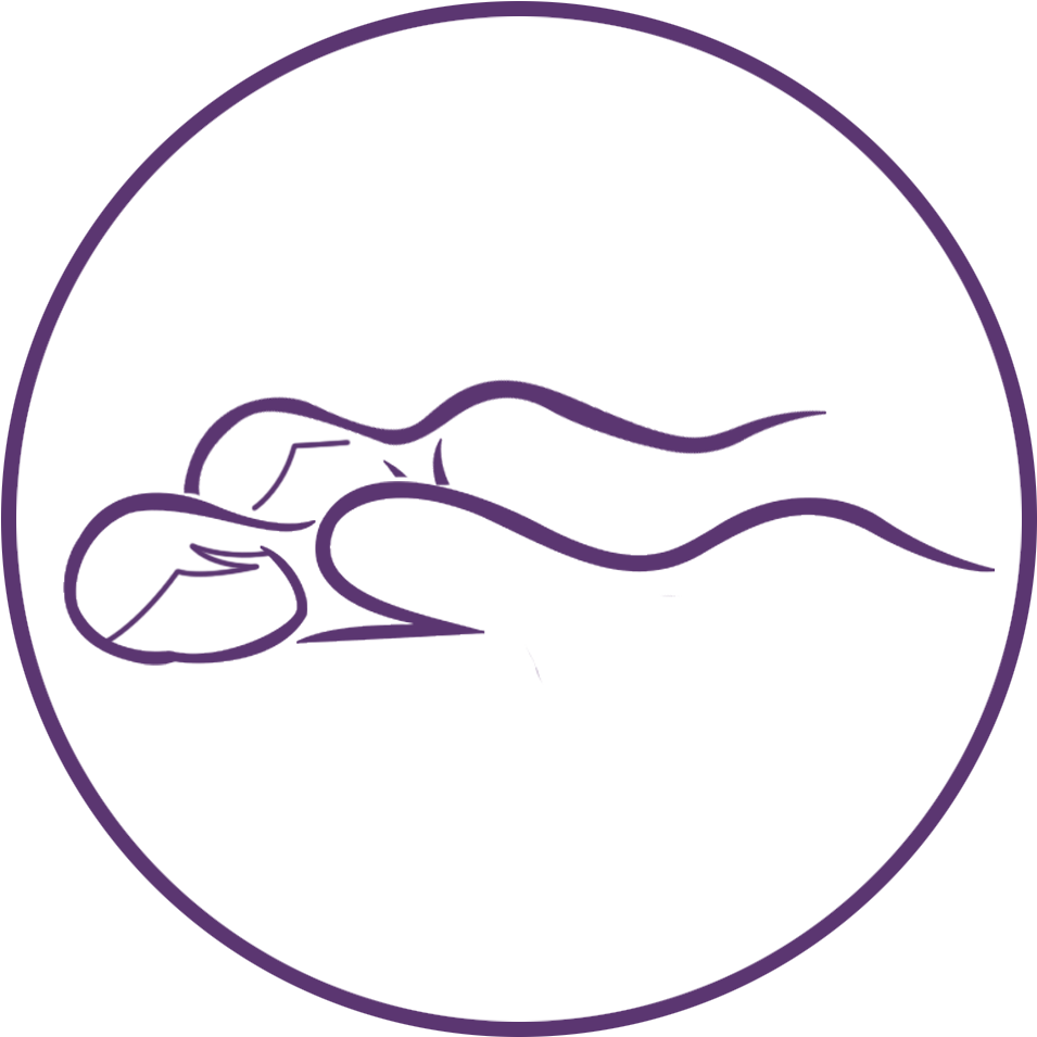 Couple Massage - Circle Clipart (1000x1000), Png Download