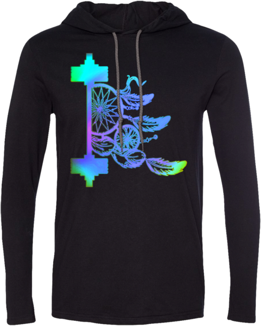 Barbell X Dreamcatcher Shirt Hoodie Clipart (1060x1060), Png Download