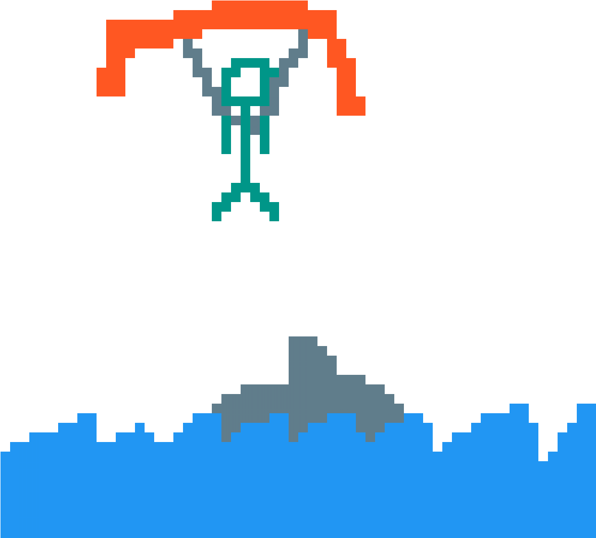 Shark Attack - Little Machines Clipart (1178x1178), Png Download