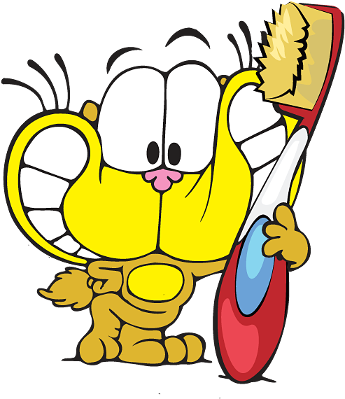 Gaturro Cepillos De Dientes - Dibujo Clipart (600x600), Png Download