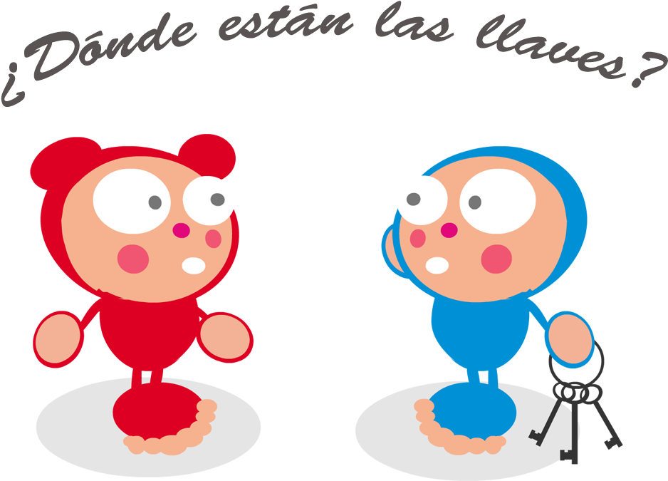 Donde Estan Las Llaves Guardería En Madrid - Cartoon Clipart (945x815), Png Download