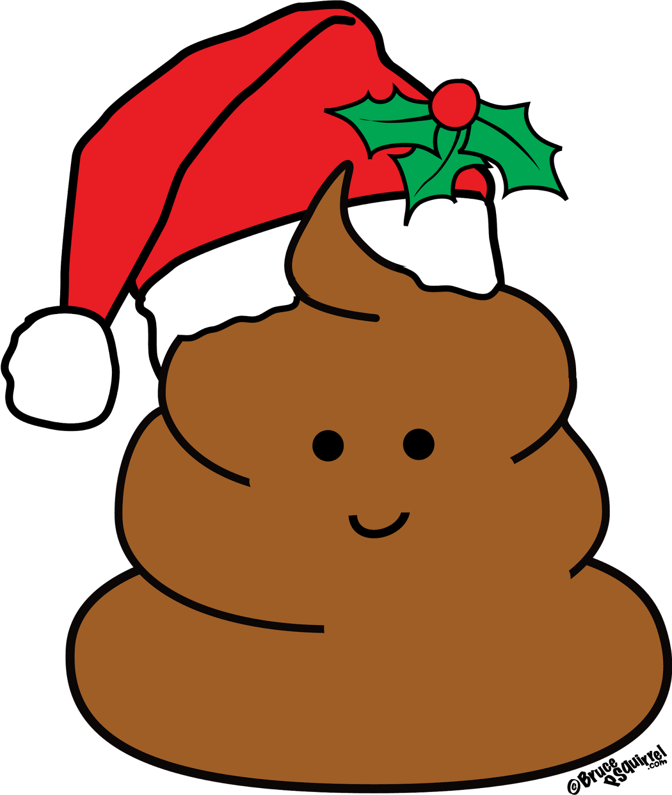 Ugly Sweater Shirt Holiday Christmas Squirrel - Holiday Poo Greeting Cards Clipart (1352x1600), Png Download