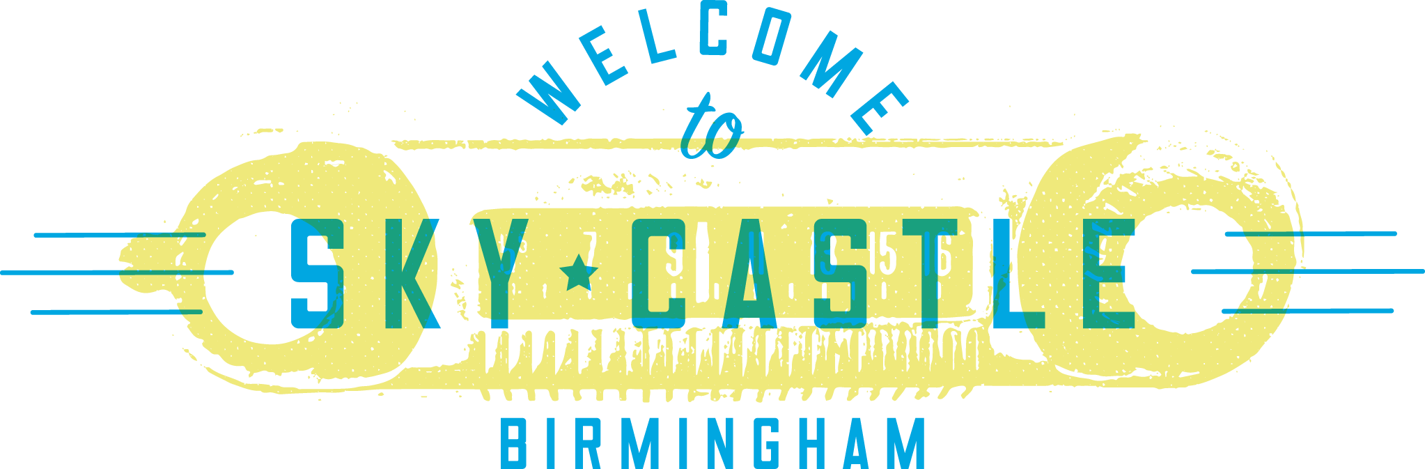 Back In 1955, When Rock N Roll Was Brand New, The Magic - Sky Castle Birmingham Logo Clipart (2046x673), Png Download