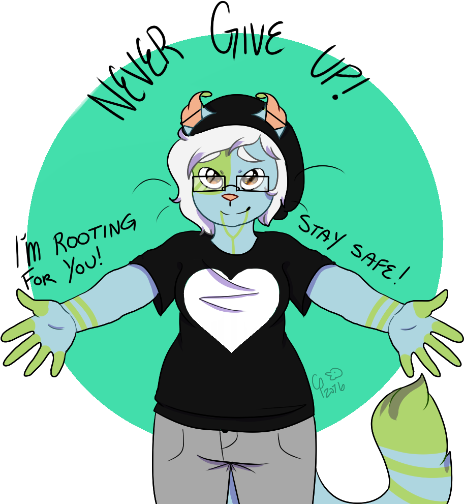 Never Give Up Cartoon Clipart Full Size Clipart 1136566 Pinclipart