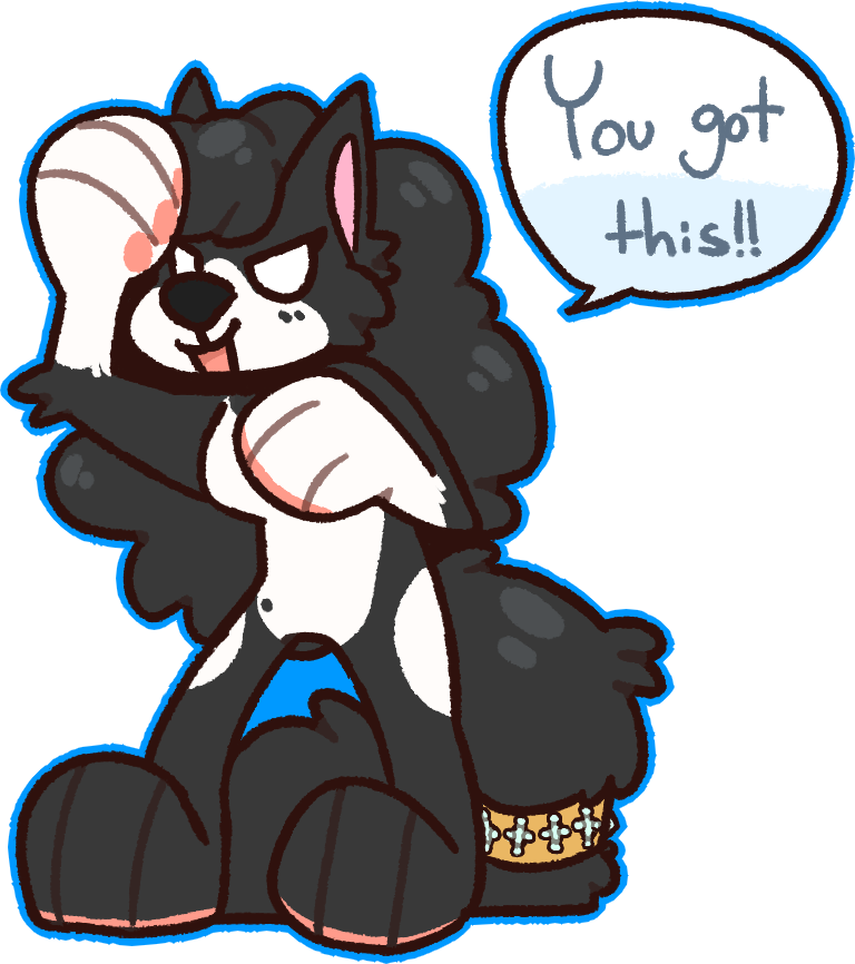 Never Give Up ~gift - Cartoon Clipart (768x866), Png Download