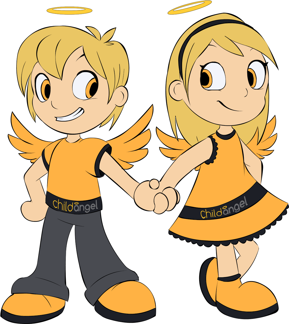 Child Angel On Twitter - Cartoon Clipart (1320x1319), Png Download