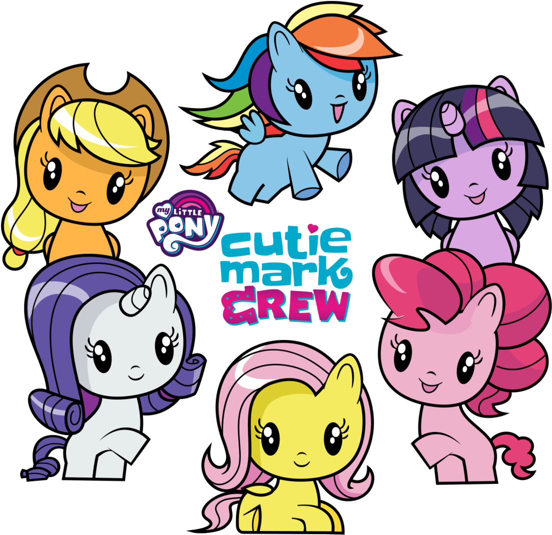 The Cutie Mark Crew Happy Meal Toys Are Now Available - Mlp Cutie Mark Crew Clipart (1280x1244), Png Download