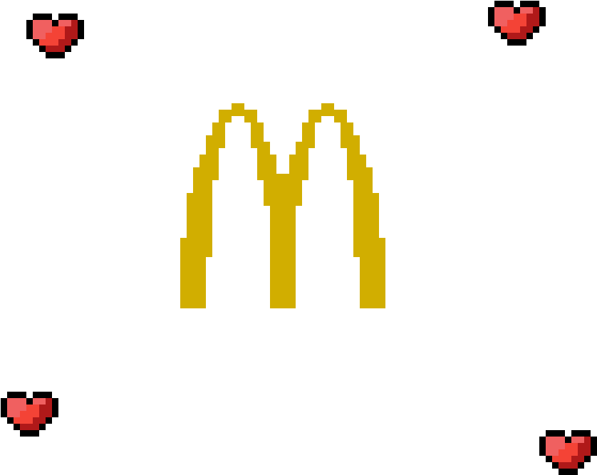 I Love Mcdonald's Clipart (1125x900), Png Download