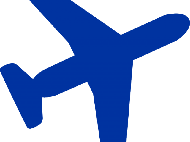 Blue Plane Cliparts - Plane Blue Clip Art - Png Download (640x480), Png Download