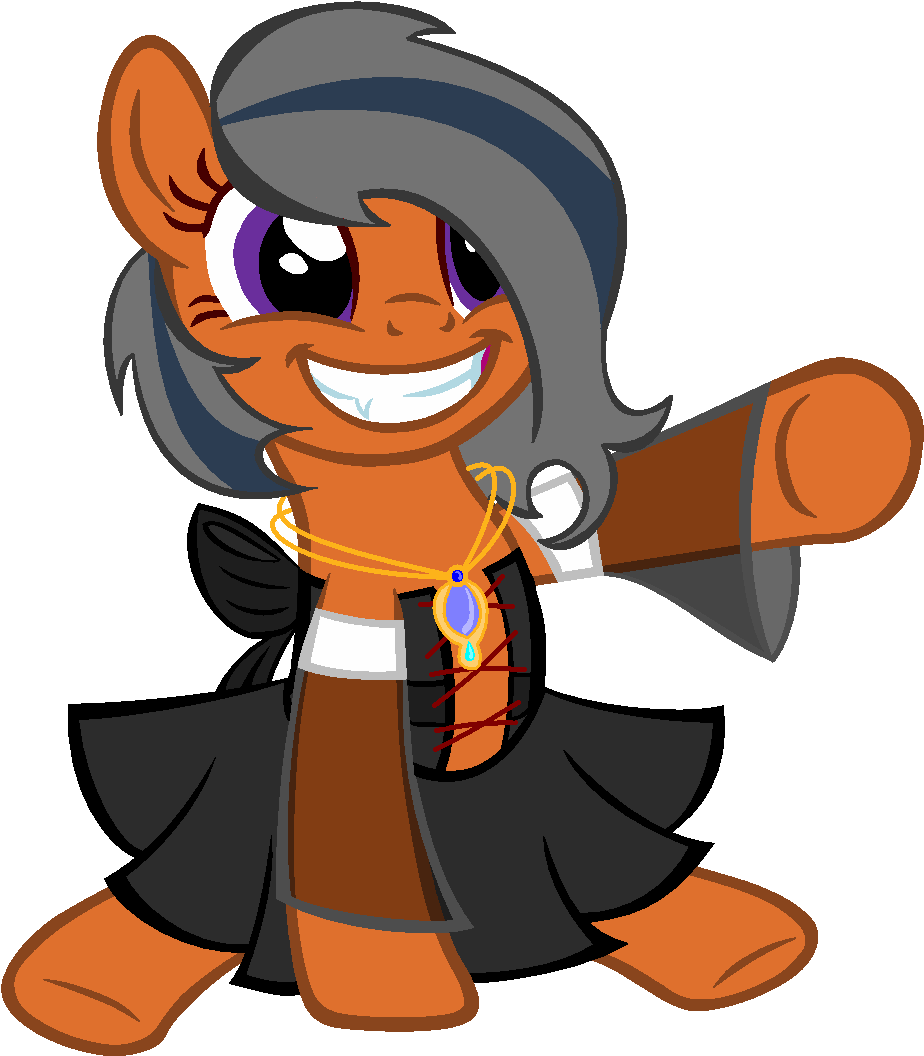 Holloween Witch Pony Acution By Fallenfateadopts On - Cartoon Clipart (975x1082), Png Download