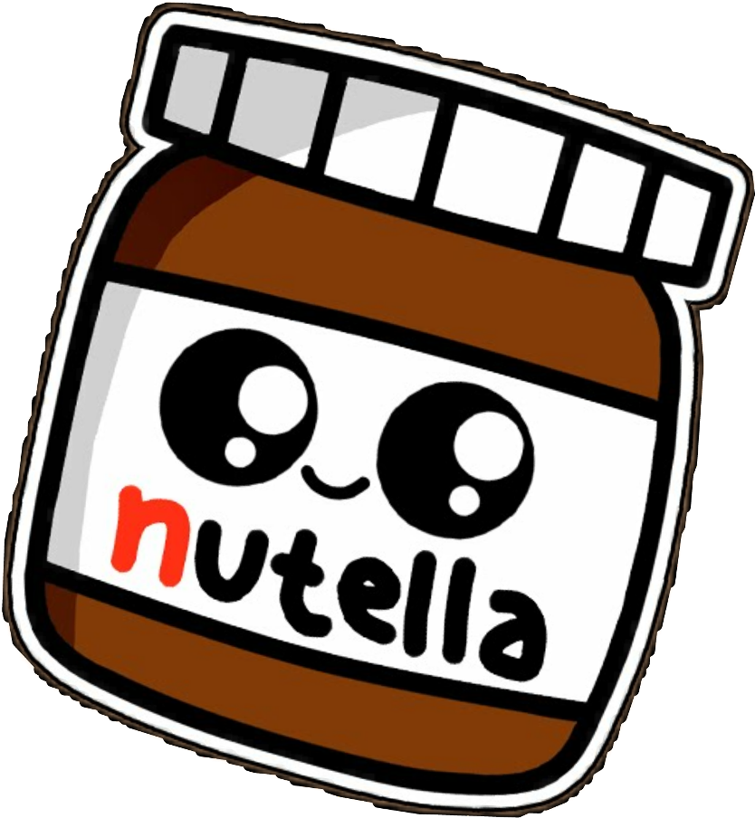 Kawaii Nutella Clipart (787x841), Png Download