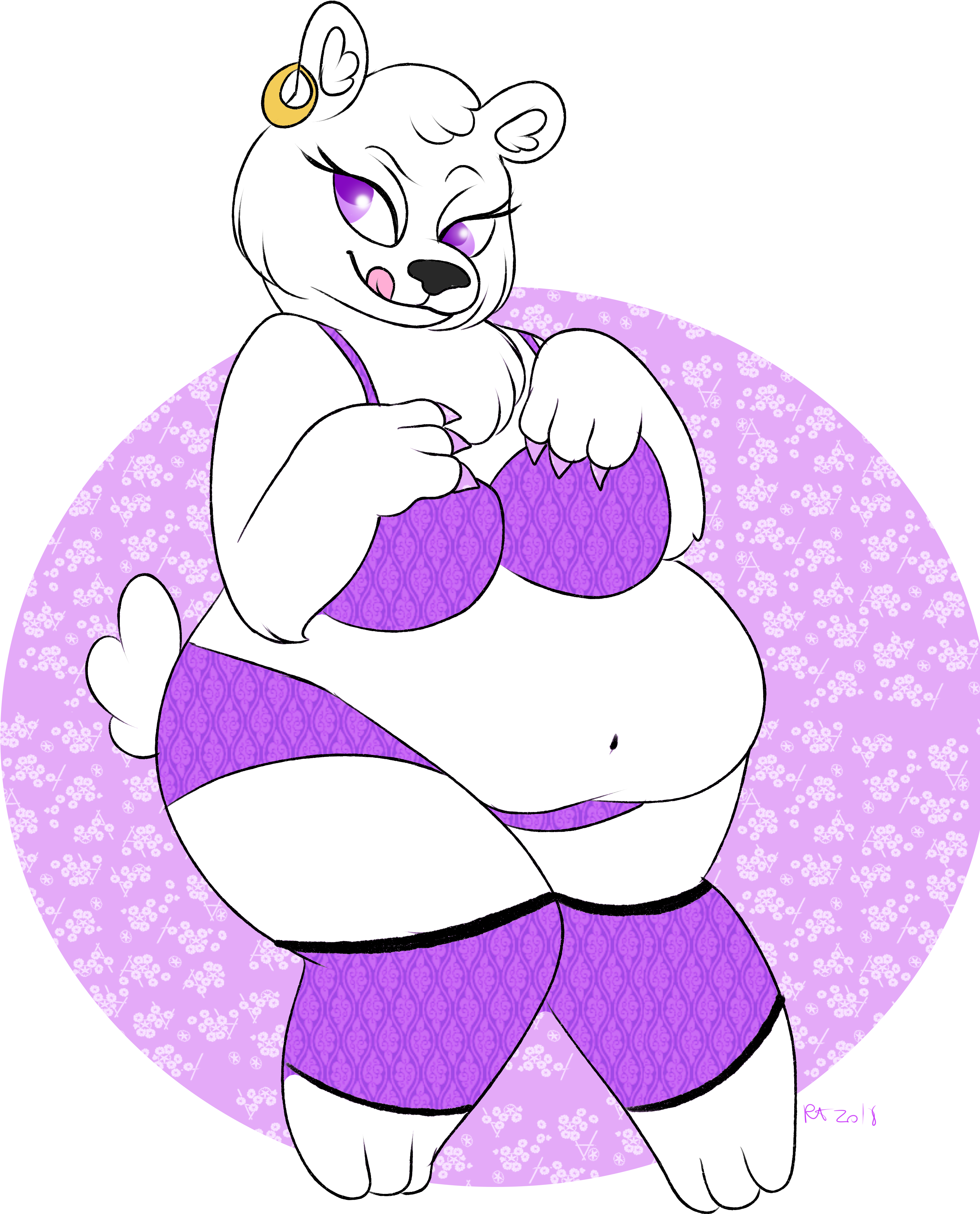 Sexy Polar Bear-stream Freebie - Sexy Polar Bear Clipart (3000x4000), Png Download