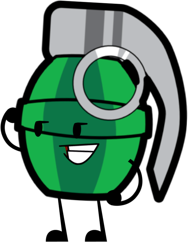 Grenade Clipart Bfdi - Clip Art - Png Download (665x813), Png Download