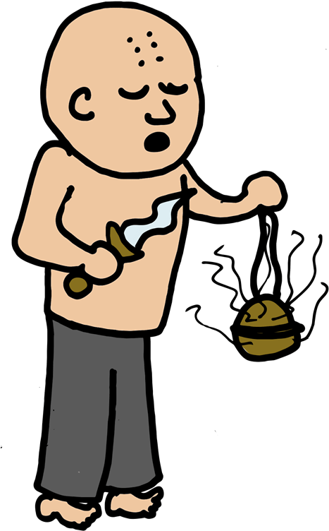 Killer-monk Clipart (470x768), Png Download
