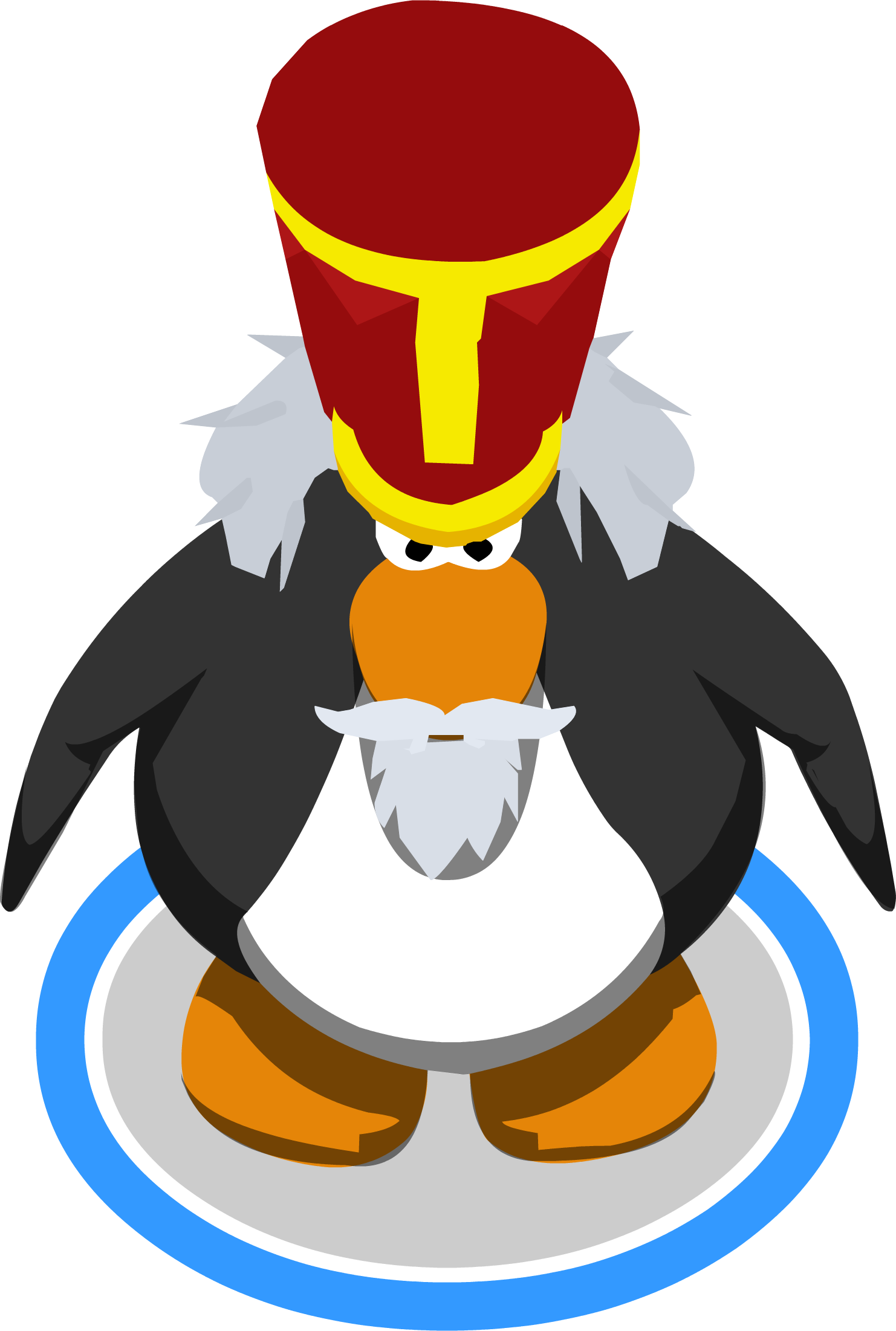 Nutcracker Hat In-game - Club Penguin Graduation Cap Clipart (1482x2202), Png Download