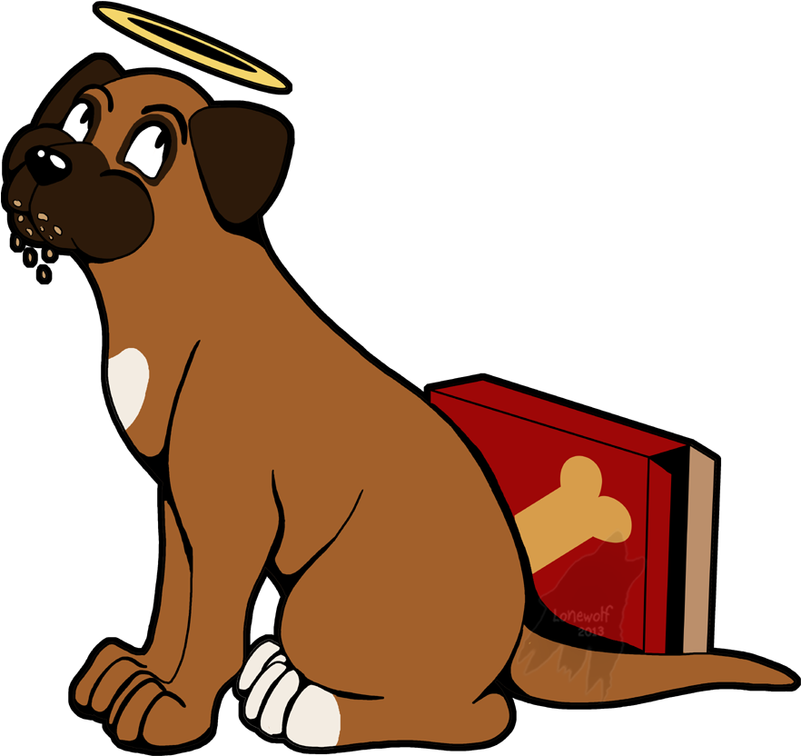 Naughty Puppy By On Image Stock - Drawing Clipart (1000x932), Png Download