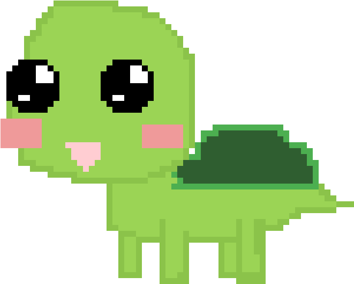 Kawaii Turtle Named Blub - Portable Network Graphics Clipart (1200x1200), Png Download