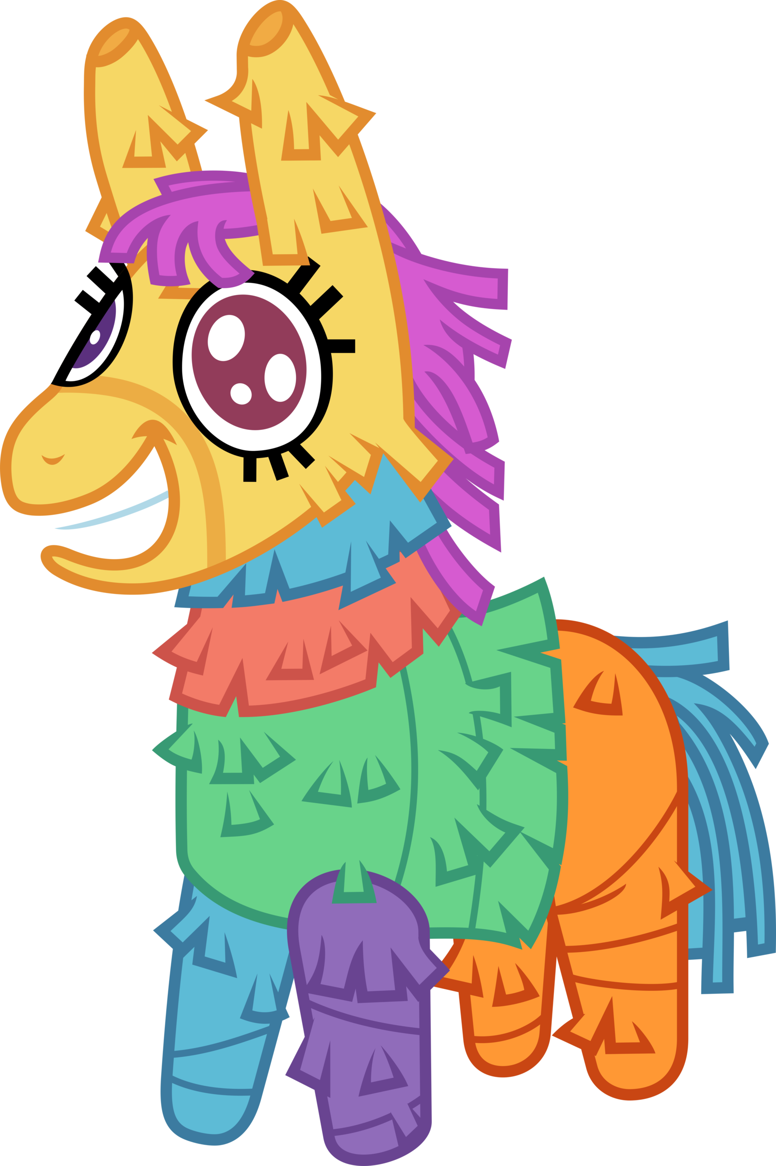 Pinata Clipart Transparent - Pinata Clipart Transparent Background - Png Download (682x1024), Png Download