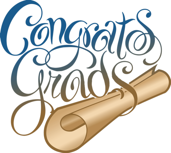 Waurika - Graduation 2018 Clipart (696x624), Png Download