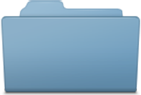 Clipart Of Blue Paper Folder - Leather - Png Download (1024x310), Png Download