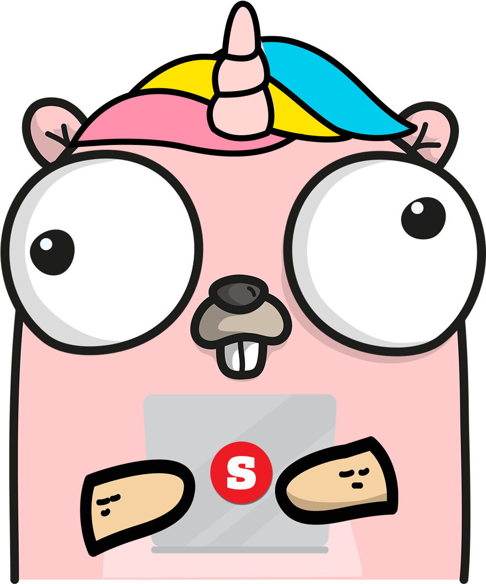 I'm A Gopher And I Make Savieo Run F Fast Faster - Go Clipart (1300x1392), Png Download
