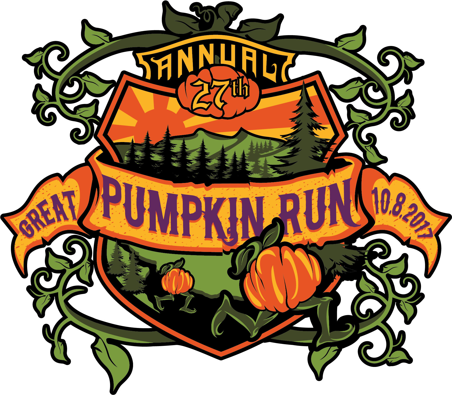 Welcome To Race Roster, Our Online Registration Partner - The Great Pumpkin Run Clipart (1950x1950), Png Download