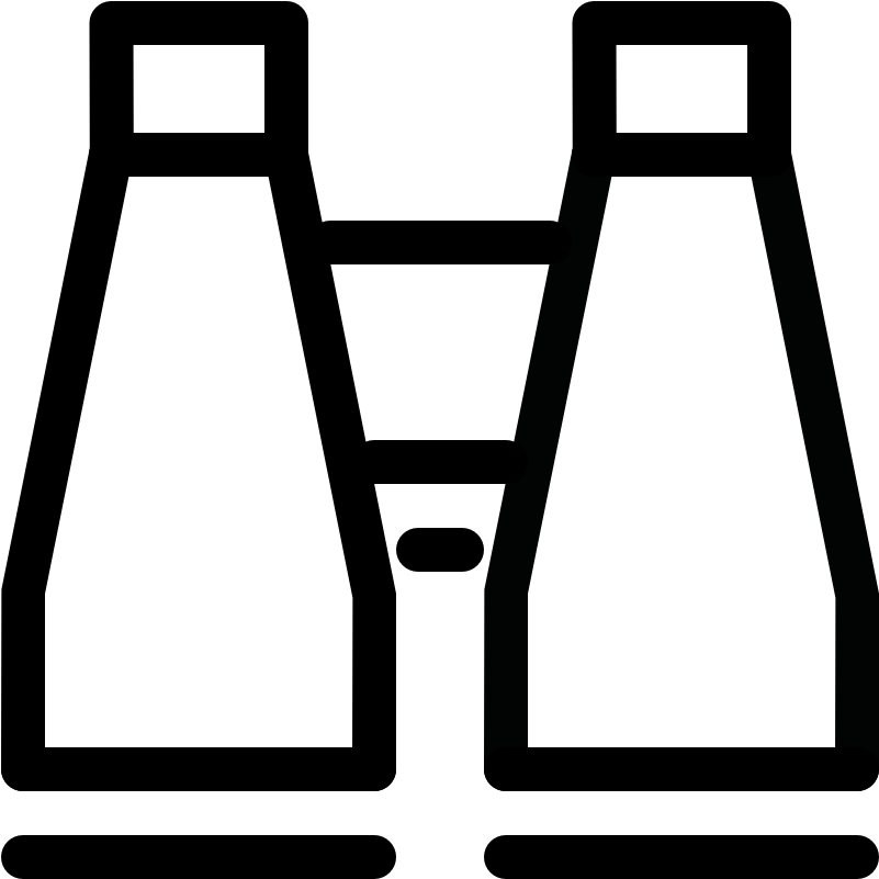 Binoculars Text Search Binoculars - Binoculars Clipart (960x960), Png Download