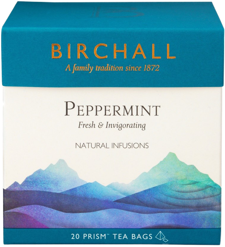 Title - Birchall Peppermint Natural Infusions Silk Tag Tea Clipart (1040x1040), Png Download