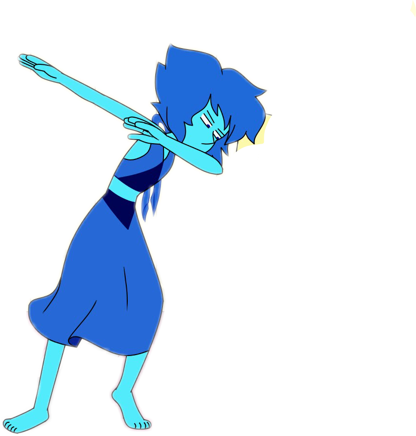 Dab Lapislazuli Why Did I Do This Freetoedit - Steven Universe Peridot Dab Clipart (850x889), Png Download