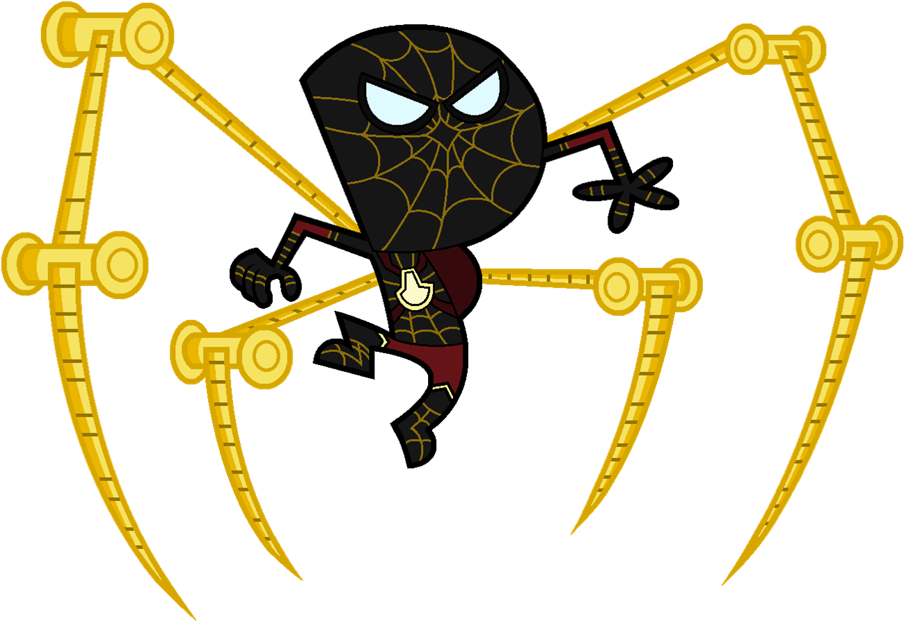 Tarantula Boy - Cartoon Clipart (1322x900), Png Download