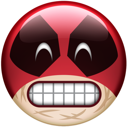 Skins Hechas Por Harambe - Deadpool Emoticon Clipart (600x600), Png Download