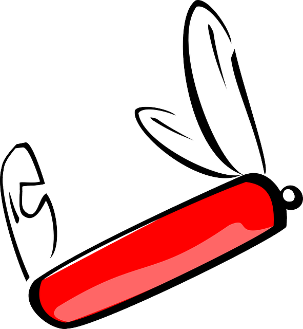 Knife, Army, Swiss - Pocket Knife Clipart - Png Download (591x640), Png Download