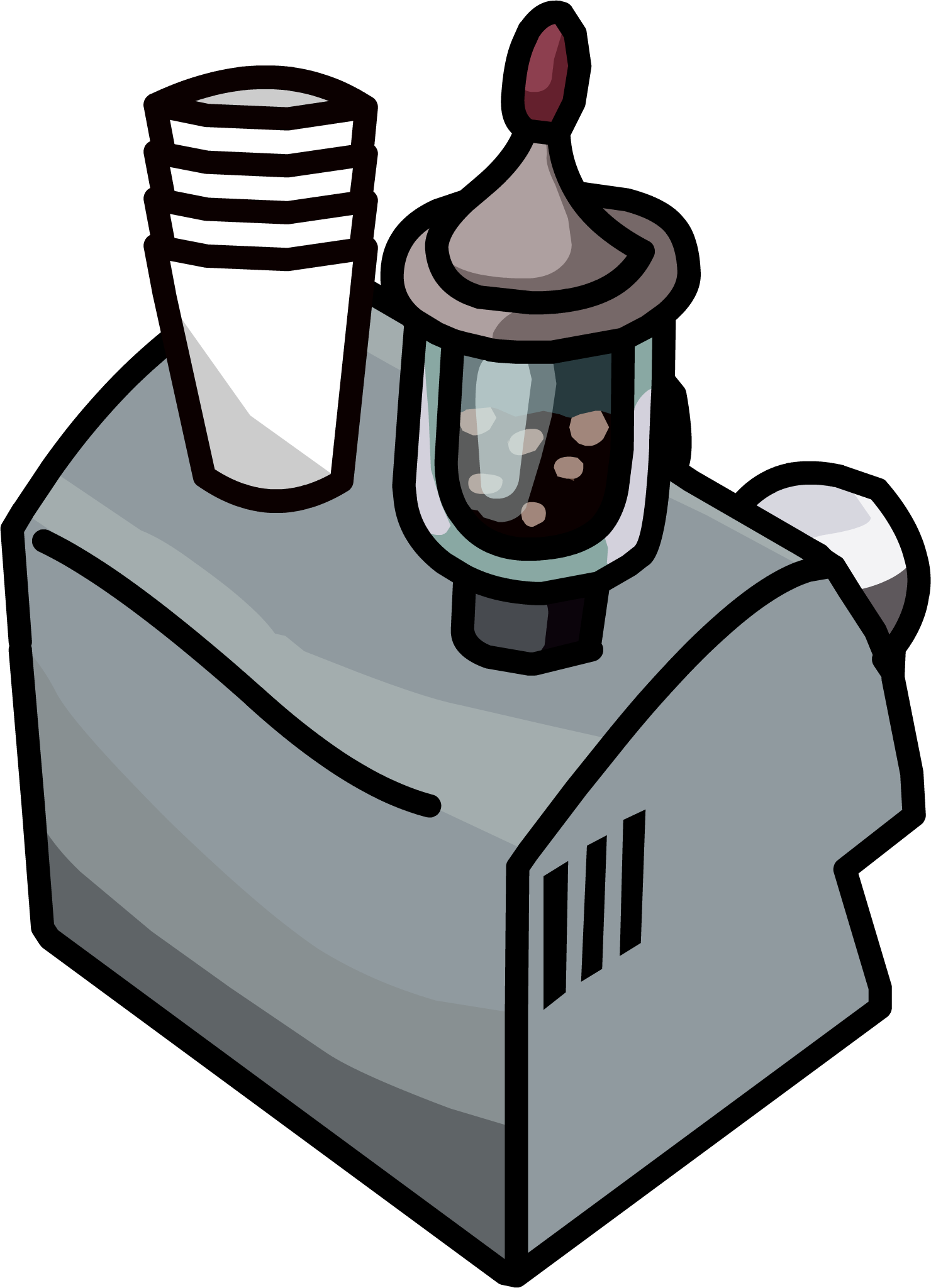 Coffee Maker Sprite 006 - Coffeemaker Clipart (1480x2049), Png Download