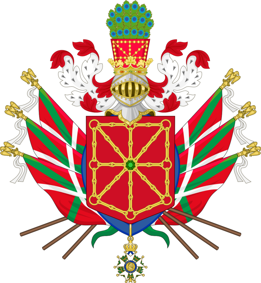 The Kingdom Of Navarre, Originally The Kingdom Of Pamplona - Coat Of Arms Clipart (859x931), Png Download