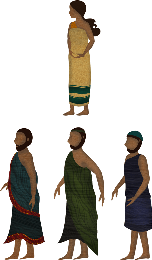 Noah's Wife And Sons - Noah Clipart (600x966), Png Download