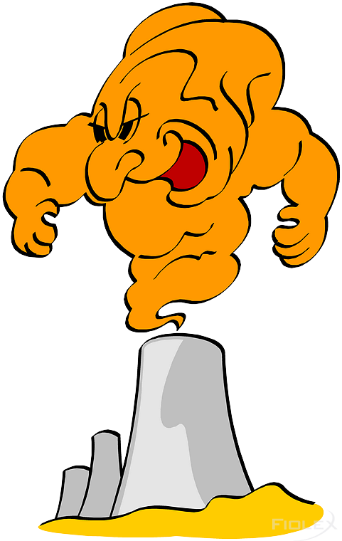 Nuclear Power Clipart (492x800), Png Download