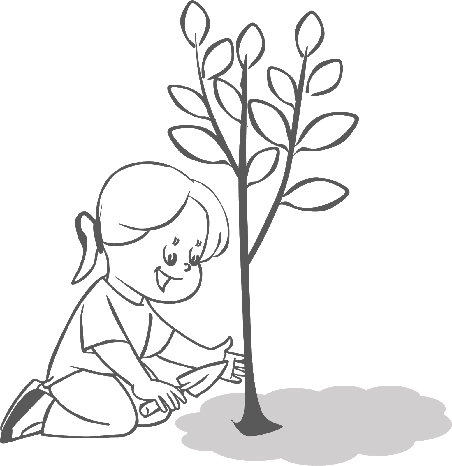 Clean And Green Nature Cliparts Free Clipart People Planting Trees 