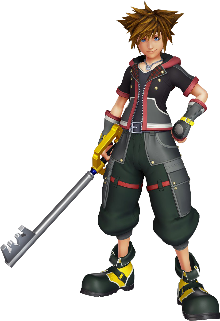Sora - Sora De Kingdom Hearts Clipart (969x1371), Png Download