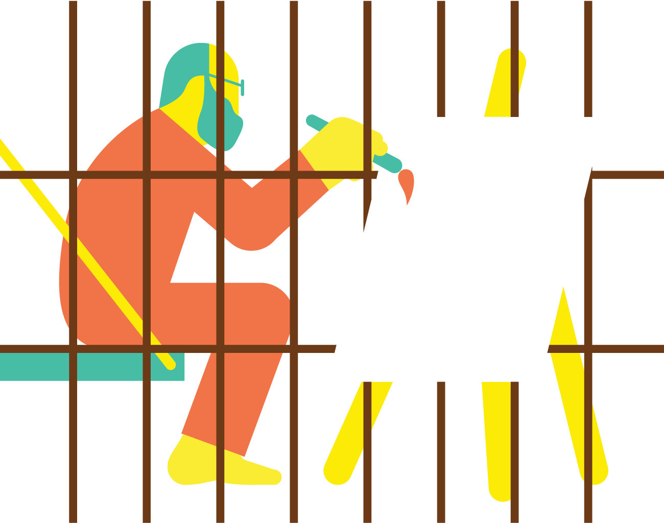 Art In Jail Clipart (1300x1024), Png Download