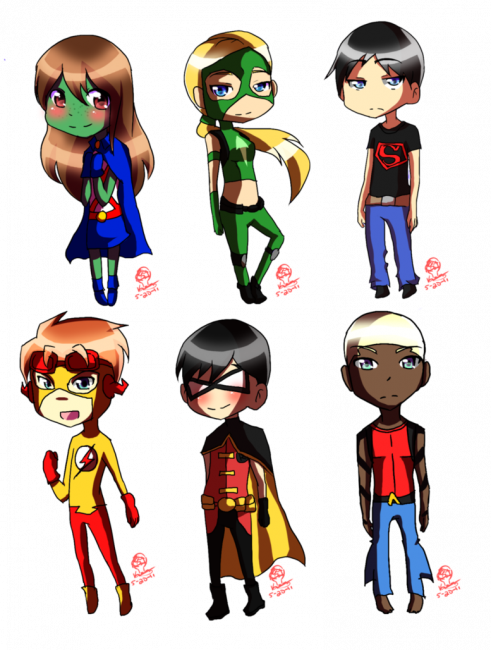 Young Justice Clipart Png Transparent Png (491x650), Png Download