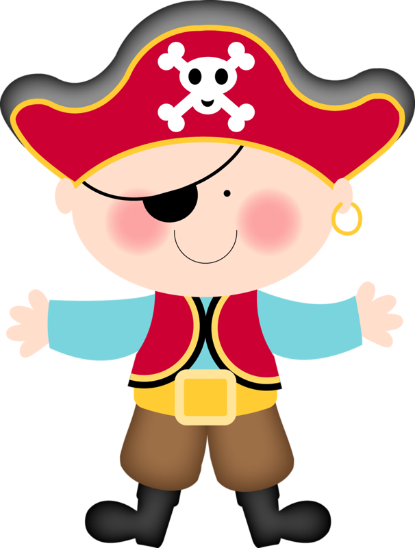 A Images Pirates, Pirate Images, Pirate Crafts, Kids - Baby Pirate Clipart - Png Download (606x800), Png Download