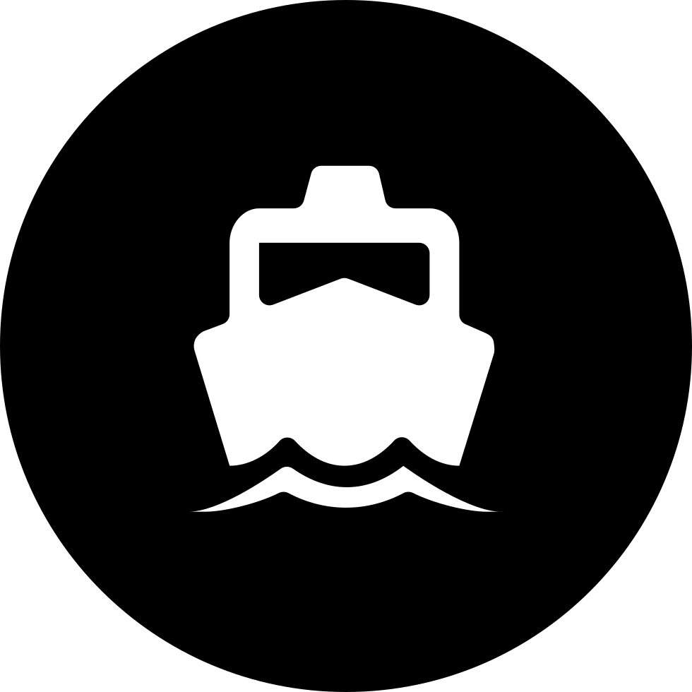 Island Cruises Comments - Instagram Button Png Black Clipart (980x980), Png Download