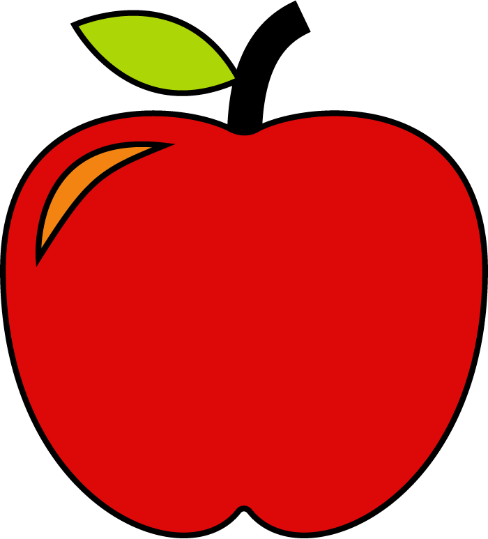 Apple - Dibujos De Vegetales Tomate Clipart (700x773), Png Download