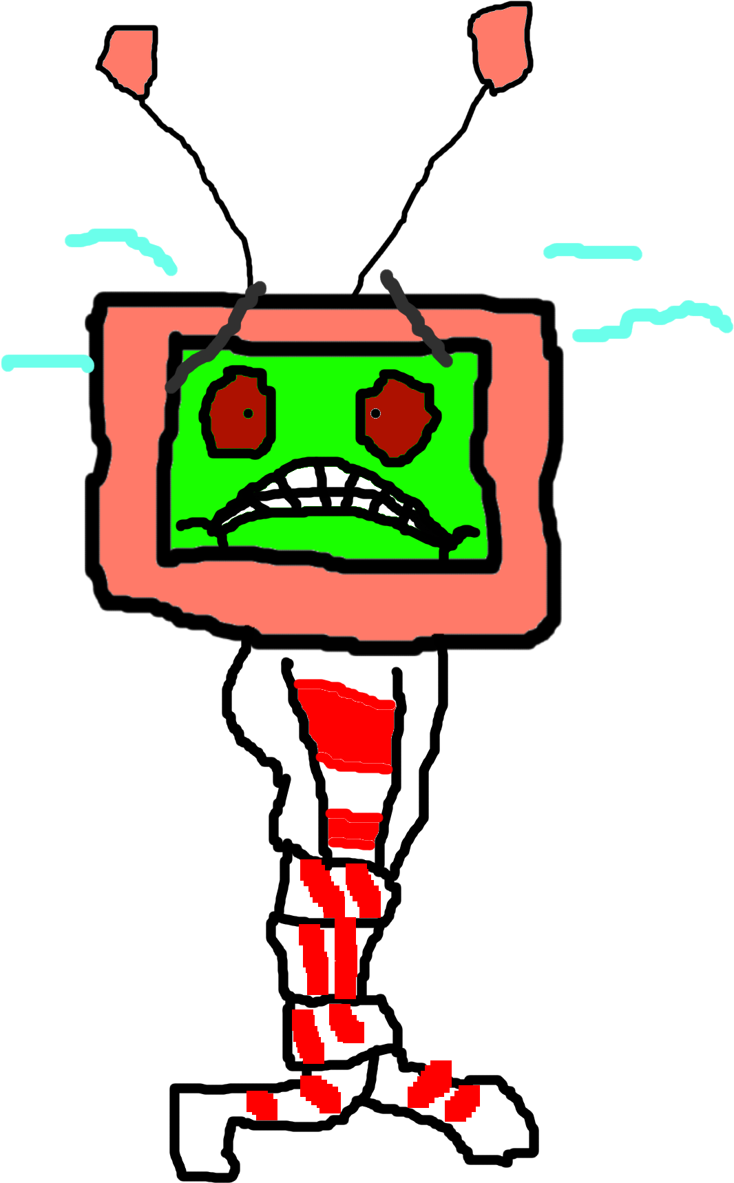 Cane Transparent Gangster - Cartoon Clipart (1200x1750), Png Download