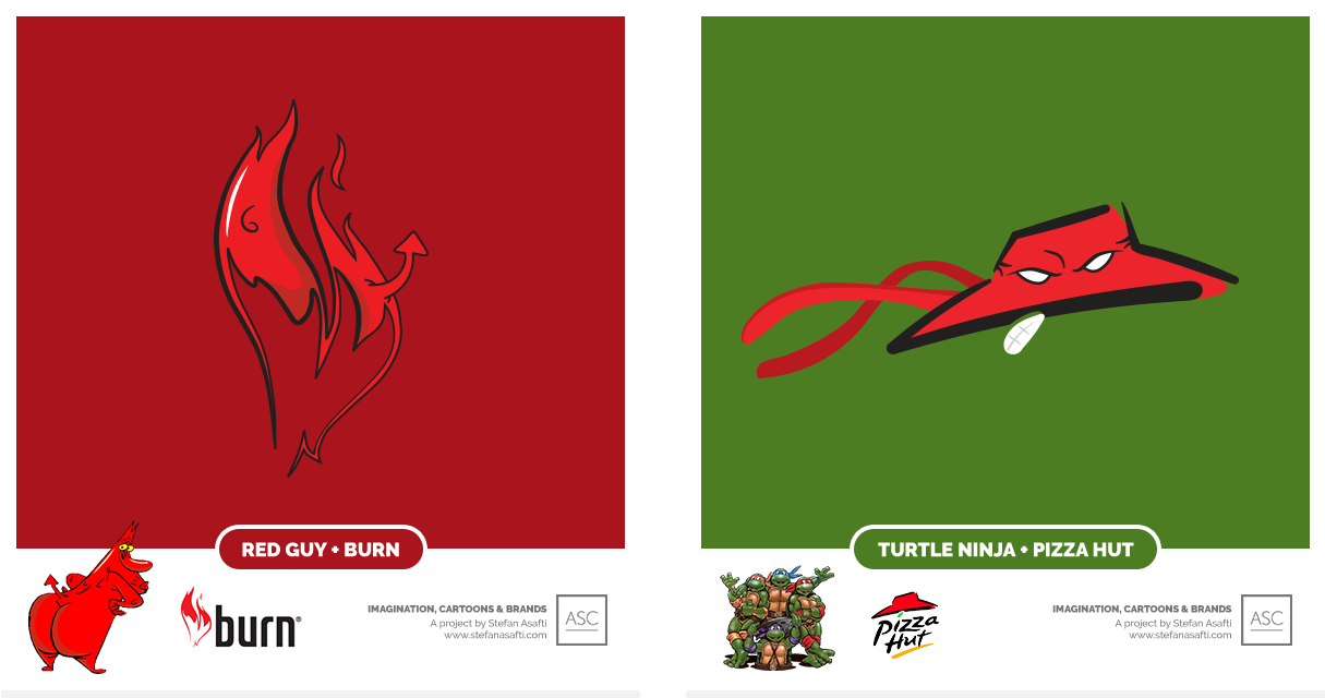 I've Been Growing Up With Cartoons, Specifically Cartoon - Brands In Cartoons Clipart (1400x639), Png Download