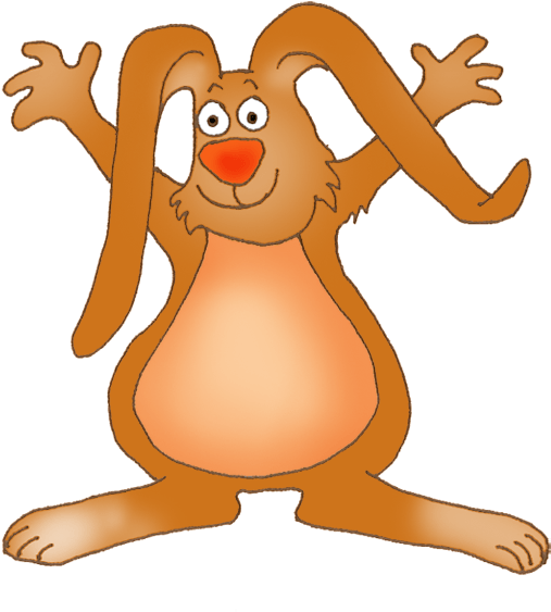 Funny Easter Bunny Clipart - Easter Bunny Clipart Funny - Png Download (591x622), Png Download