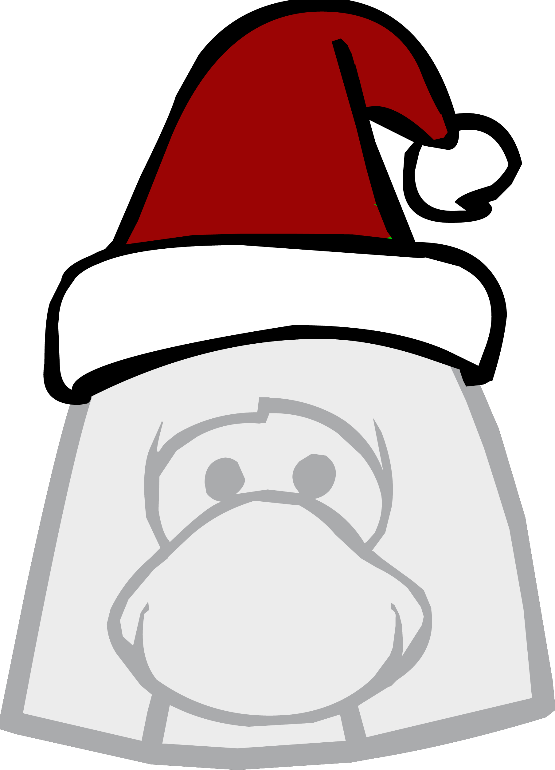 Festive Hat - Club Penguin The Right Clipart (1807x2505), Png Download