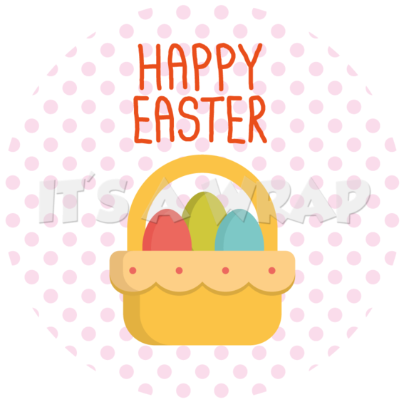 Easter Basket Clipart (580x580), Png Download
