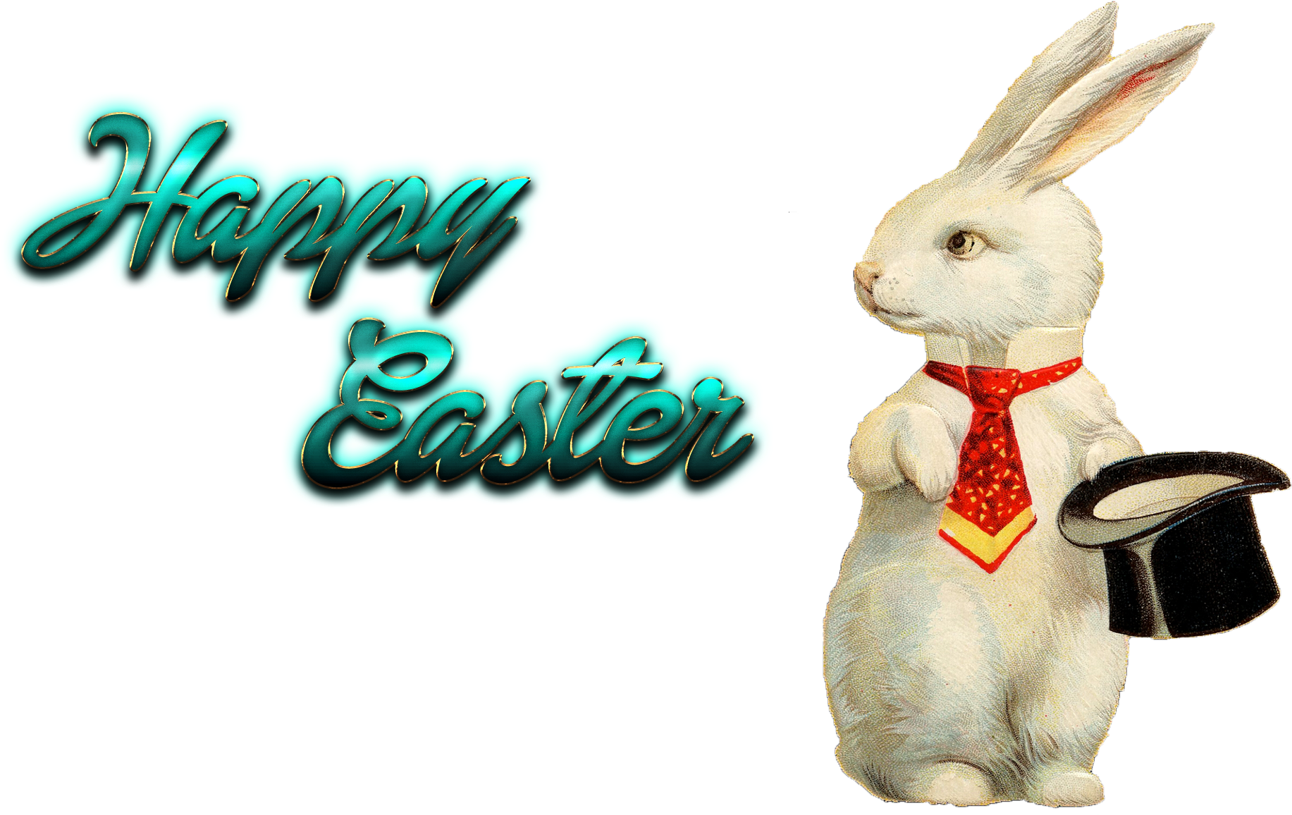 Happy Easter Png Happy Easter Day Png - Domestic Rabbit Clipart (1920x1200), Png Download