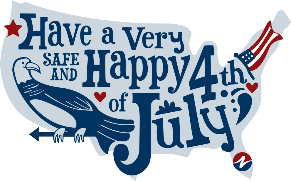 Have A Happy 4th Of July Clipart (1000x623), Png Download